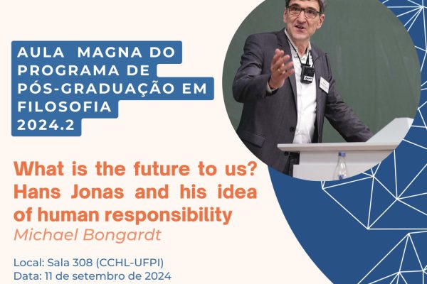 Aula Magna do Programa de Pós-Graduação em Filosofia 2024.2