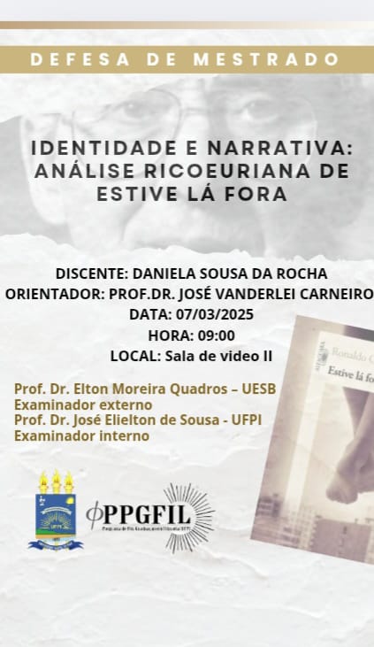 Defesa de Dissertação de Mestrado
