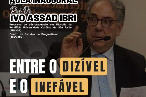 PPG em Filosofia da UFPI realiza aula inaugural com professor Ivo Assad Ibri