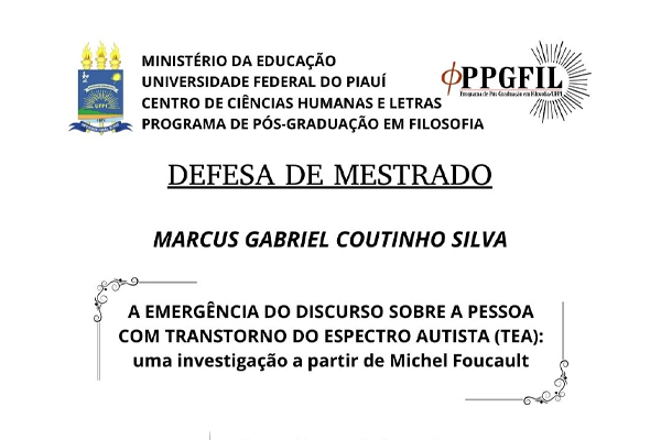 Defesa de Mestrado