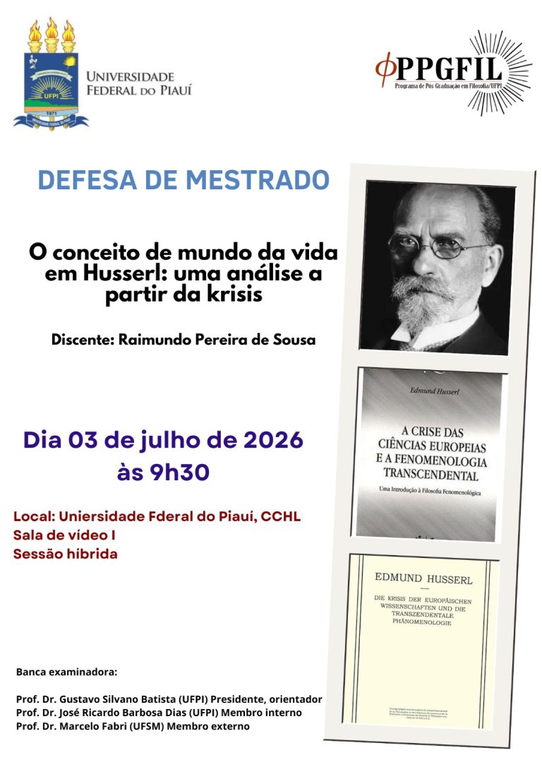 Defesa de Dissertação de Mestrado